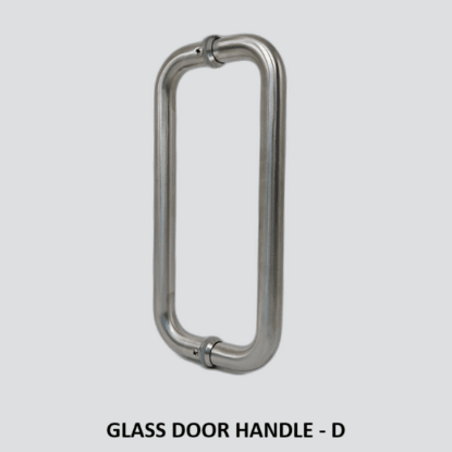 Picture of Glass Door Handle - D SS202, 25 x 450 mm