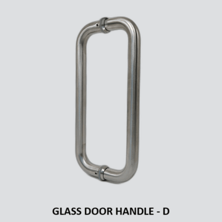 Picture of Glass Door Handle - D SS202, 32 x 600 mm