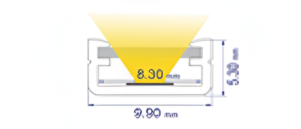 Picture of Linear  Slim 7 mm - Silver