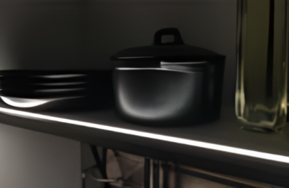 Picture of Linear 2 Way  18mm - H with  Hand Shake Sensor(Cabinet  Shelf Edge Handle) - Silver