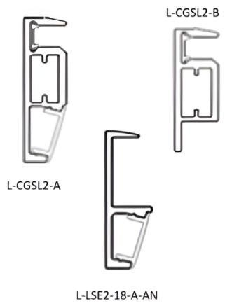 Picture of Mounting Bracket Kit  for Cabinet Glass  Shelf - Zinc Plated White