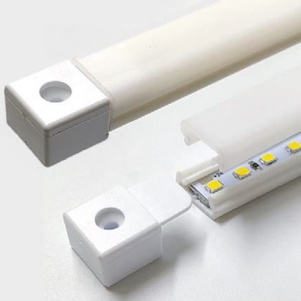 Picture of End Cap for  LUM6C1 - White