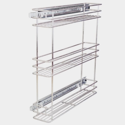 Picture of Side Pullout Frameless 2 Tier, 150 x 505x 432 mm