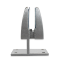 Picture of Table Partition Clamp-Top Mount - Silver/White