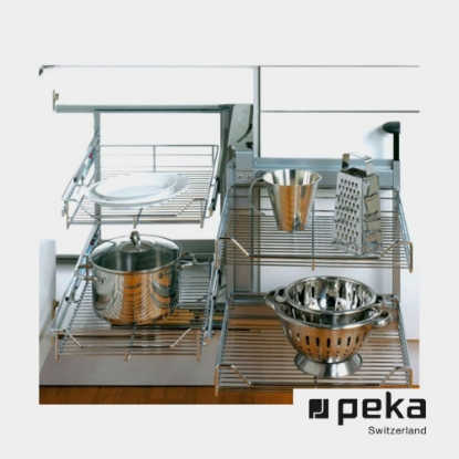 Picture of SS 304 Baskets (Set of 4) for Kitchen Magic Corner Comfort 90