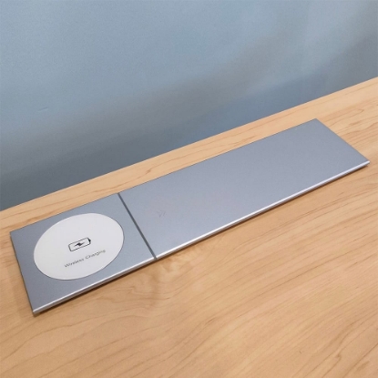 Picture of Electric Box - Slide Out (with Wireless Charger 15 watt + 2 Universal Power Sockets +2 USB Fast Charger (A+C) +1 Cat 6 socket +1 HDMI Socket)