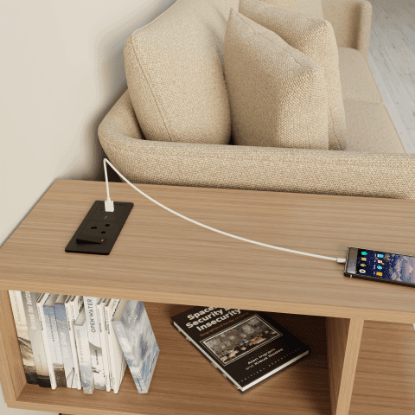 Picture of 5 Module Electric Box Top Mount (1 Power + 1 USBC + 1 USBA, switch with fuse)