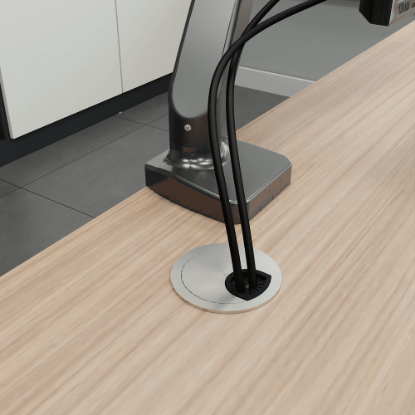 Picture of Cable Organizer - Zinc Plated White, 60mm