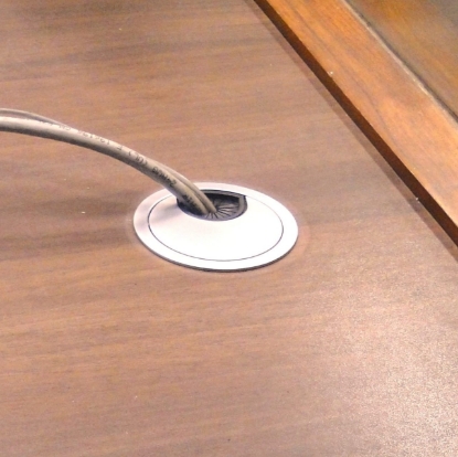 Picture of Cable Organizer - Zinc Plated White, 80mm