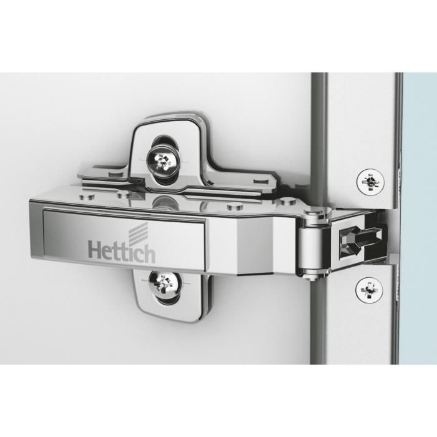 Picture of Sensys 8638i Hinge - TA32 for 19 mm Aluminium Profile; Opening angle 95°, Base 12.5 (Crank 0°) with Mounting Plate (D 0 mm)