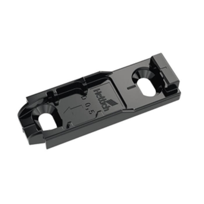 Picture of Accessories of Sensys Hinge, Sensys Screw-on Linear Mounting Plate with  oblong CAM D 0.5 in Black