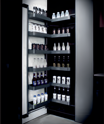 Picture of Duo 6 Tier (Order frame and basket for making complete set), 450 Frame  (W x D x H) - 390 x 500 x 1860 mm