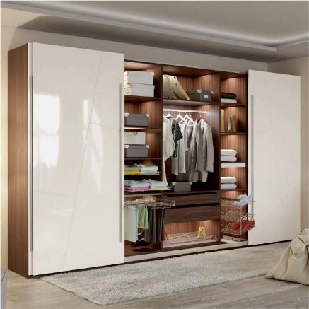 Picture of TopLine XL K2 - 2 Door for Wooden Doors 18-30 mm thickness; Weight 60 Kg per Door with Soft Closing & Soft Opening; Max. Door Dimensions: Height-3000 mm & Width-2000 mm, Runner & Guide Profile 3600 mm with complete  clip set