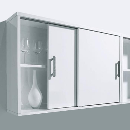 Picture of TopLine 110: 2 Door for Wooden & Aluminium Profile Doors - Weight 20 kg per door; Max Door Dimensions: Height 2000 mm & Width 500-1500 mm, Aluminium Runner Profile 3000 mm for gluing in