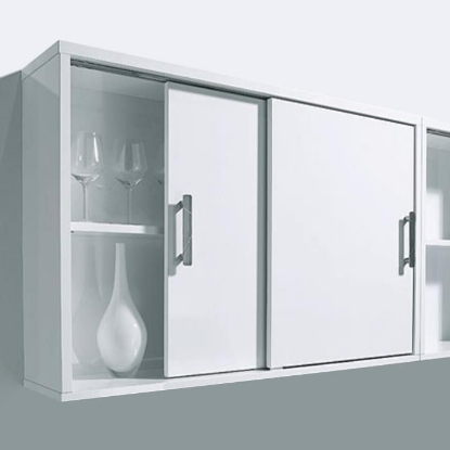 Picture of TopLine 110: 2 Door for Wooden & Aluminium Profile Doors - Weight 20 kg per door; Max Door Dimensions: Height 2000 mm & Width 500-1500 mm, TopLine 110 Set for 2 Door Cabinet  (for 16-19 mm door thickness)