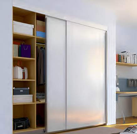 Picture of TopLine 1: 2 Door for Wooden Doors with STB 12- Weight 50 kg per door; Max Door Dimensions: Height 1500-2500 mm & Width 500-2000 mm, STB 35 Guide Set for 2-Doors