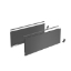 Picture of Drawer Side Profile-D450 mm H187 mm (Anthracite), Left