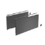 Picture of Drawer Side Profile-D400 mm H251 mm (Anthracite), Right
