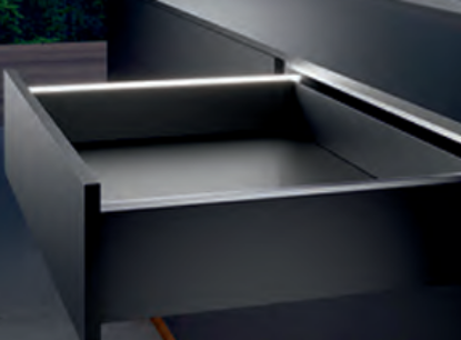 Picture of  AvanTech YOU LED Profile Light - 450 mm (Regular Drawer), Magnet with chipboard screw