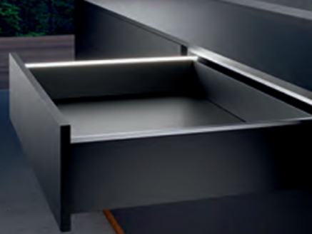 Picture of AvanTech YOU LED Profile Light - 500 mm (Regular Drawer), Magnet with chipboard screw