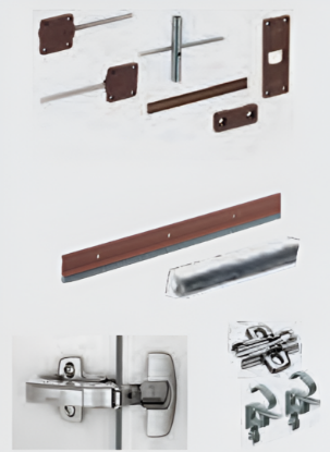 Picture of Accessories for Sliding & Folding Doors, Brush Sealing Strip 2500mm (27 mm height.; Screw on Brown)