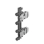 Picture of AvanTech YOU Front Panel Connector for drawer side profile, Front Panel Connector for 187/251 mm drawer  side profile