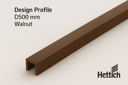 Picture of AvanTech YOU Design Profiles, Design Profile D500 mm Walnut