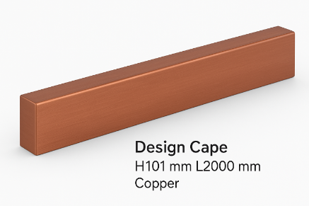 Picture of  AvanTech YOU Design Capes, Design Cape H187 mm L2000 mm Copper