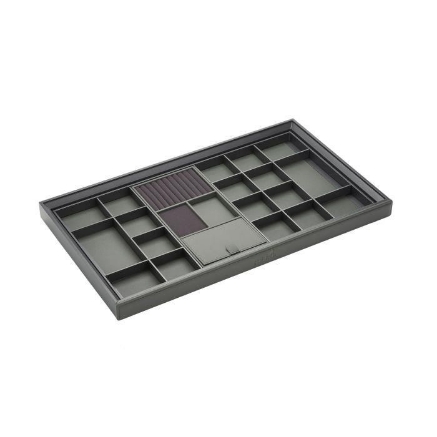 Picture of Leather Classification Box, 600 mm, Grey Finish