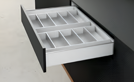 Picture of  OrgaTray 630 (Powder Coated Steel Cutlery), OrgaTray 630 for 500 mm depth White