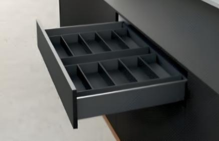 Picture of OrgaTray 630 (Powder Coated Steel Cutlery), OrgaTray 630 for 550 mm depth Anthracite