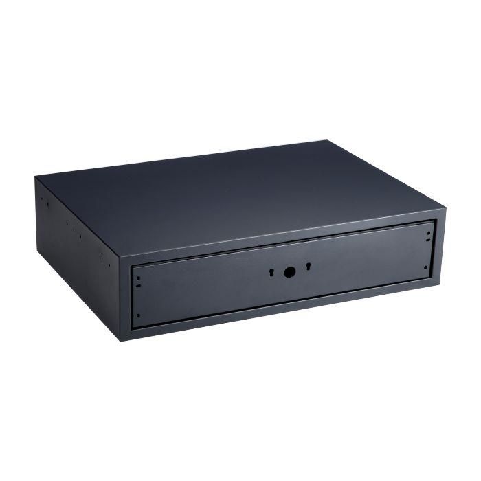 Leather Drawer with Password & Fingerprint, 600 mm, Grey Finish ...