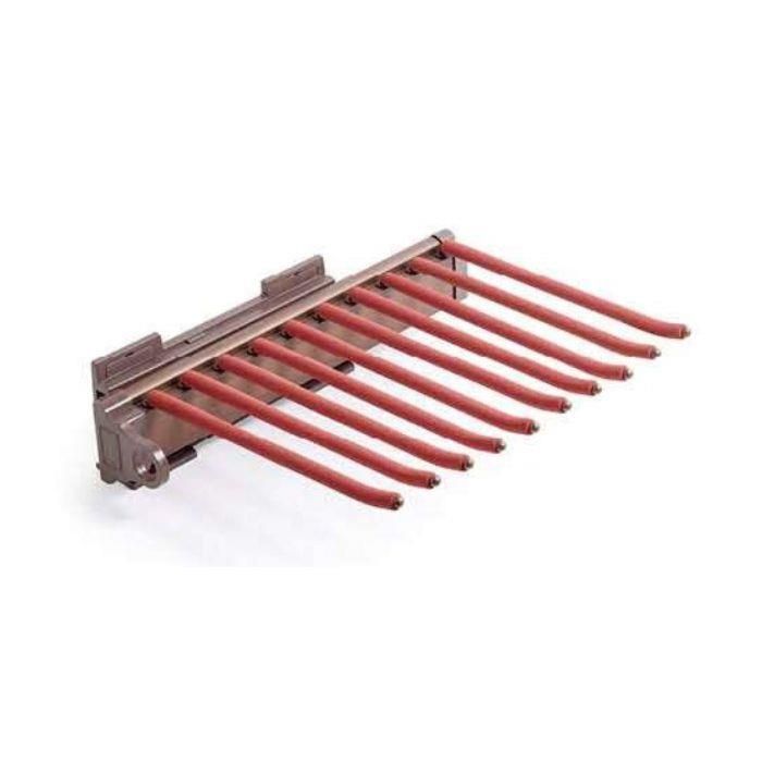 Lateral Pants Rack, 500 mm - Mocha Finish | BuidingSteps