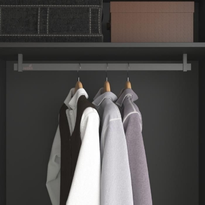 Picture of Clothes Rack Set Side Mount - Mocha Finish