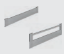 Picture of ArciTech Silver, front panel, Internal Drawer height 94 / 600 mm