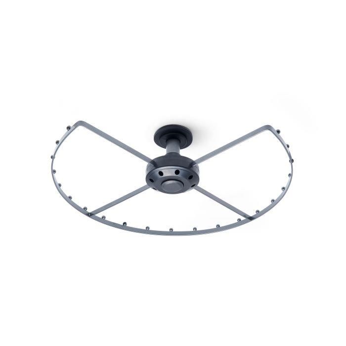 Top Mounted Clothes Rack, 800 mm, Grey Finish | BuidingSteps