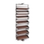 Picture of 360 Shoe Rack (Order frame, layer & slide for making complete set), 4 Tier (Slide), Mocha Finish