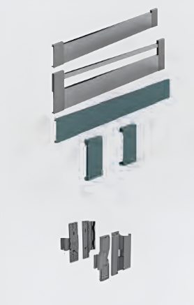 Picture of ArciTech Anthracite, front panel, Internal drawer height 94 / 600 mm