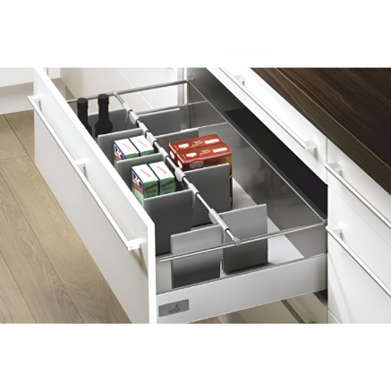 Picture of OrgaStore 400 customised width, Lengthwise divider anthracite