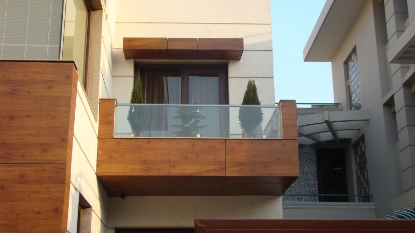 Picture of Tyrol Pine FunderMax, Exterior Grade HPL, Nature NT finish