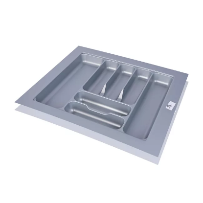 Picture of OrgaTray 440 Trimmable (Fixed Partition Cutlery) - Silver, Tray width 501-600 mm, Depth 370 - 440 mm