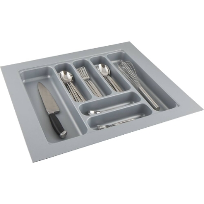 Picture of OrgaTray 440 Trimmable (Fixed Partition Cutlery) - Silver, Tray width 451-500 mm, Depth 441- 520 mm