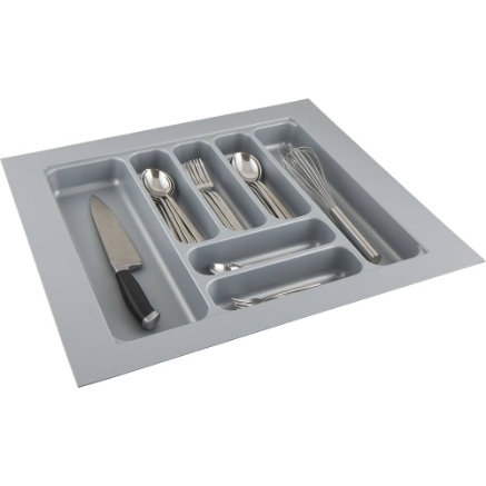 Picture of OrgaTray 440 Trimmable (Fixed Partition Cutlery) - Silver, Tray width 701-800 mm, Depth 441- 520 mm