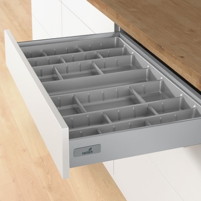 Picture of OrgaTray 590 (Adjustable Partition Cutlery), For 470 mm depth, cab width 600 mm
