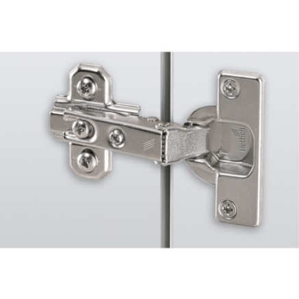 Picture of Slide On 2333  Hinge - T42 for 14-25 mm thick doors; Opening angle 95°, Base 14.5 (Crank 0°) with Mounting Plate (D 1.5 mm)