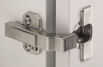 Picture of Intermat 9936 Hinge - TH42 for 14-32 mm thick doors; Opening angle 95°, Base 3 (Crank 9.5°) with Mounting Plate (D 0 mm)