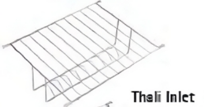 Picture of CargoTech Inlets (for 500 mm depth),Thali Inlet, height-200 mm