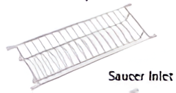 CargoTech Inlets (for 500 mm depth),Saucer Inlet, height 100 mm ...