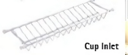 Picture of CargoTech Inlets (for 500 mm depth),Cup Inlet, height 100 mm