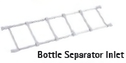 CargoTech Inlets (for 500 mm depth),Bottle Separator Inlet, height 200 ...